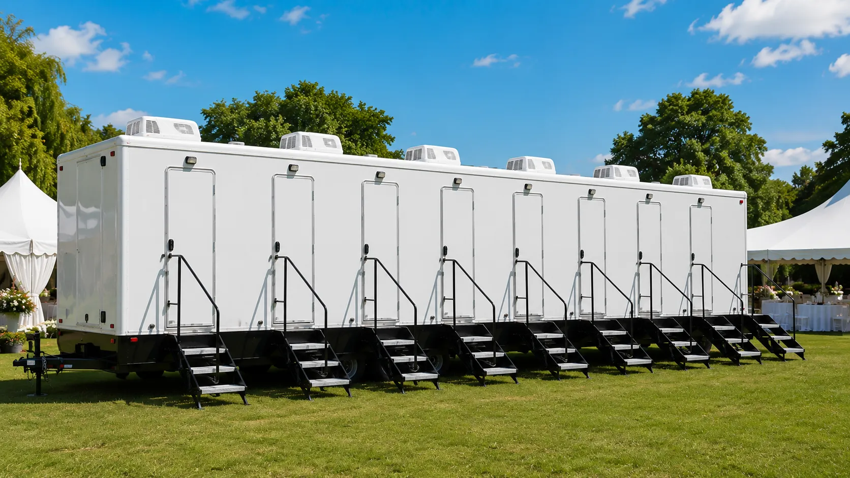 8 Stall Restroom Trailer in Deltona, FL